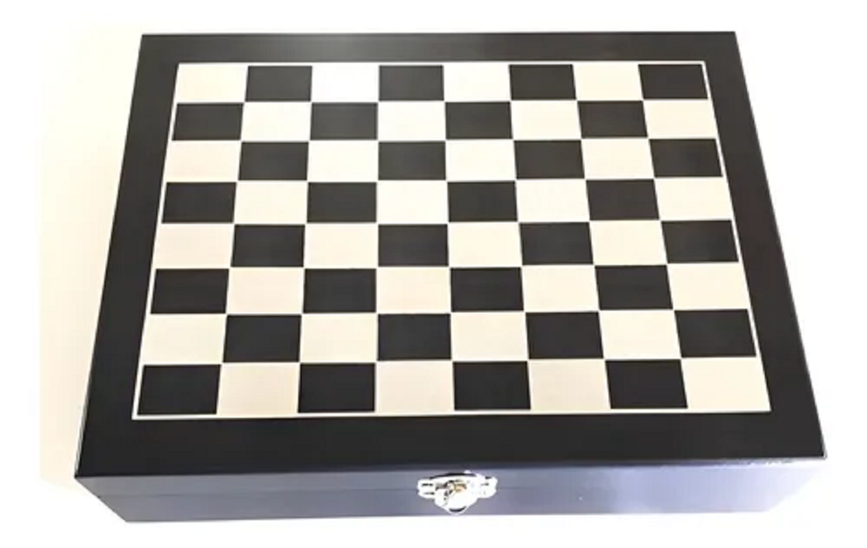 Licorera kit Tablero Ajedrez Madera